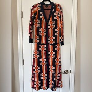 D’iyanu button front sweaterdress